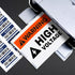 Avery Printable Warning Signs, 7" x 10", Water/Chemical Resistant, 15 Removable Labels