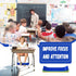 WNSIRVY 5 Pack Chair Bands for Kids with Fidgety Feet, ADHD Tools for Kids, Improve Focus & Reduce Restlessness, Chair
