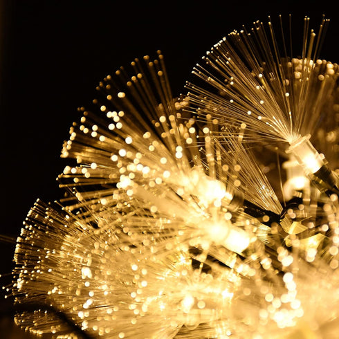 33FT 60 YOLIGHT Fiber Optic Fairy Lights LED Starburst Firework String Lights Green Wire Christmas Lights for Indoor