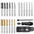 MAXAMN Wire Brush for Drill 18-Pack, Wire Brushes for Cleaning Rust Tube