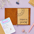 Paper Junkie 12 Pack Journals for Kids: Let's Be Happy Journals Bulk, Kraft Paper Notebooks, 80 Lined Pages