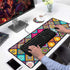 Desk Pad Mat Gaming Mouse Pads Set - XXL Large Mouse Pad with Coasters for Office & Home (31.5"x 11.8")