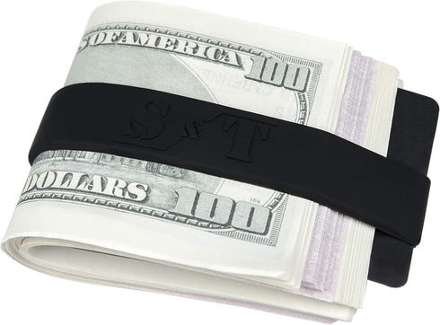 Money Bands Set of 4, Silicone Bands for Large Amounts of Money and Cards, Wallet Alternative