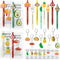 Landical 48 Sets Employee Appreciation Gifts Bulk, Positive Pen Inspirational Keychain with Motivational