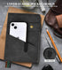 Blank Journal Notebook, A5 Hardcover Leather Sketchbook, 200 Pages Thick Paper for Drawing & Writing