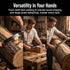 Kimting Honghui 10 Inch Curved Draw Knife Woodworking Debarking Tool Felled Shave Knife Bark Knives with Carbon Steel