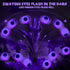 Brizled Solar Halloween Lights, 2 Pack Total 12 LED Halloween Eyeball Lights, 2 Modes Outdoor Halloween Lights, Purple Swaying Firefly Lights, Halloween Pathway Lights for Outside Garden Yard Lawn by Brizled