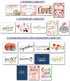 T&M Quality Designs LLC 100 5x7 Inch 100 All Occasion Cards Assortment Box with Envelopes and Stickers - Large Bulk
