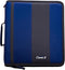 Case-It The Classic Zipper Binder - 2 Inch O-Rings, Multiple Pockets, 800 Sheet Capacity, Midnight Blue