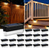 Solar Deck Lights Outdoor 20 Packs, Solar Powered LED Step Lights Waterproof