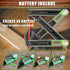 Digital Angle Finder Protractor, 2-in-1 Miter Saw Protractor, 7 Inch/200mm ABS Ruler for Woodworking, Metalworking,