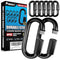 8PCS 2.3” Chain Quick Links, Heavy Duty Anti-Rust Carabiner for Chain Connecting, Key Chain, Pet Leash