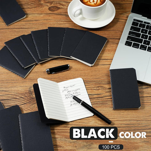 Harloon 100 Pcs Mini Notebooks Bulk, Small Pocket Notebooks for Employee Appreciation Gifts and Office Favors