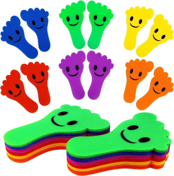 IKAYAS 48 Pcs Carpet Circles - Carpet Spot Markers for Classroom, 6 Colors Carpet Marker Spots