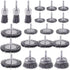 Rocaris 21-Pack Carbon Steel Wire Wheel, Cup, Pen Brush Set with 1/4-Inch