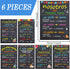 gisgfim 6 Pieces Spanish Verb Conjugation Posters, Spanish Grammar Charts for Classroom Decorations