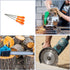 3pcs Chainsaw Chain Sharpening File Set, Chainsaw Files Sharpener with Plastic Handle for Woodworking