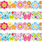 Spring Bulletin Board Die-Cut Flowers - 78.7ft Butterfly Border Trim for Classroom Decorations and Wall Decals