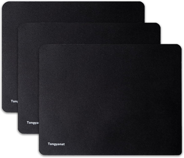 Tongyanat 3 Pack Mouse Pad, Ultra-Smooth Gaming Mousepad, Non-Slip Rubber Base, Waterproof Mousepads