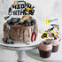 18PCS Cake Topper Tools, Toolbox Cake Decorations with Wrench, Hammer, Mechanic Drill, and More for Birthday Party Decor