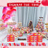 200 Pcs Charcuterie Boxes - Disposable Rectangle Cookie Boxes with Clear Lids and Rope for Bakery, 7.5'' Red Dessert