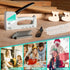 HAUSHOF Light Duty Staple Gun, Upholstery Staple Gun with 800PCS JT21 Staples, White Staple Gun Kit