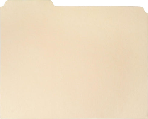 Blue Summit Supplies 200 Manila File Folders, Letter Size, 1/3 Cut Tab, Great for Organizing