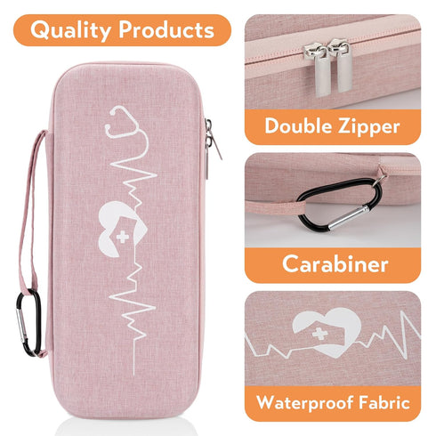 17 SMYV pcs Stethoscope Case Kit, Nursing School Essentials Include Stethoscope Case, Medical Scissors, Pen Lights