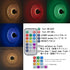 Dimmable Remote Control Acrylic Wall Sconce Battery Wall Hanging Wall Lamp No Wiring Needed, Color Changing and RGB LED