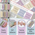Bible Journaling Kit, Bible Study Supplies, Highlighters and Pens No Bleed, Laminated Bible Tabs, Sticky Notes