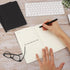 EUSOAR 36pcs A5 Notebook, 5.5"x8.3", 60 Pages, Black, College Ruled, Lined Writing Pads for Business School Office Note