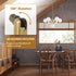 4pcs 180 M10 MECCANIXITY Sloped Ceiling Adapter, Degree Swivel Fine Thread Sloped Ceiling Light Fixture Adapter
