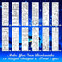 75Pcs Haooryx Nativity Color Your Own Bookmarks - Kids DIY Coloring Blank Bookmarks Christmas Party Game Prize Art