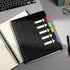 CAGIE 2 Pack College Ruled Spiral Notebooks - 480 Pages, 5 Subject with Tabs, A4 Notebooks