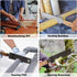 Mini Hand Saw, 6 Inch Double Edges Flexible Flush Cut Saw, Small Pull Saw for Woodworking and Craft Trim Cutting