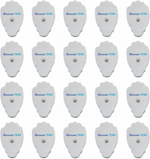 Discount TENS - Super Value 20 Replacement Electrode Pads for TENS Units, Snap TENS Unit Electrodes