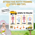 APIILVPQ 10 810" B06 Construction Potty Training Chart with Reward Stickers, Potty Chart for Toddlers Boys, Truck