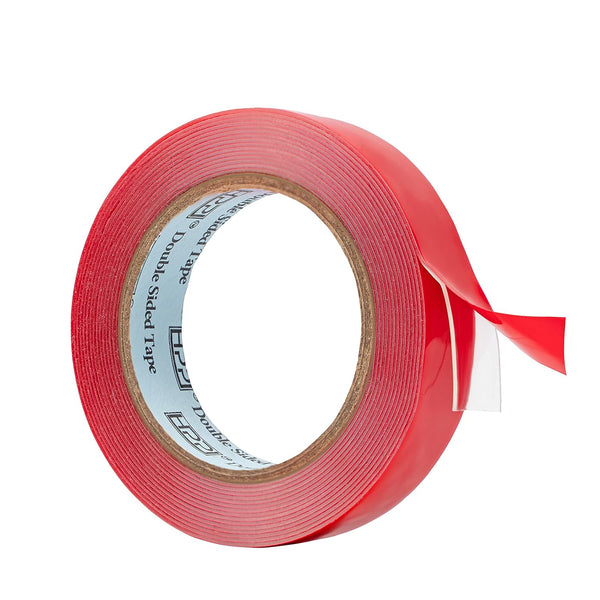 HPP Double Sided Tape Clear, Heavy Duty Permanent Tape for Indoor and Outdoor Use (1in x 16ft)