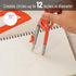 Mr. Pen Compass and Protractor Set, Red Geometry Tool for Drawing, Math Compass, Protractor Set