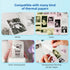 vretti Portable Thermal Printer TP6S, Bluetooth Mini Pocket Printer for Android & iOS, 300DPI