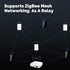 2 MOES Zigbee Smart Switch Gang, Require MOES Zigbee Hub and Neutral Wire, Double Inteligente Light Switch, Work as