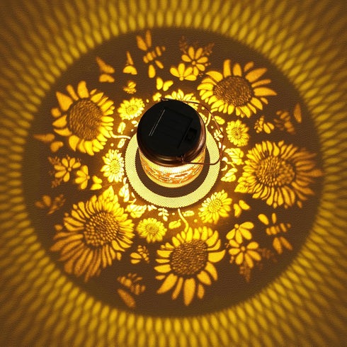 Sunflower Solar Lanterns Outdoor Waterproof with Shepherd Hook, Sunflower Gifts for Mothers Day Birthday Women Mom