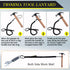 TRSMIMA Safety Tether Lanyard Tool - 2 Pack Retractable Fall Protection Lanyard with Aluminum Carabiner