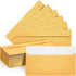 TaoBary 200 Pcs #10 Gold Envelopes, Self Adhesive Business Envelopes for Cash, Office Checks & Letter Mailing