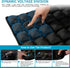 mouvzia 42 Sodurue Inflatable Travel Seat Cushion for Airplane: Pressure Relief Seat Cushion with Adjustable Air Cells