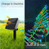 5 8 100LED suddus Colors Solar String Lights, Solar Christmas Lights Outdoor Waterproof with Lighting Modes, Multi
