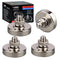 ULIBERMAGNET 4Pack Pot Magnets, Strong Neodymium Round Magnet with M8 Male Thread, Powerful Magnetic Mounting for Tools