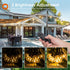 56FT(50+6) 27 G40 Bulbs, Dimmable addlon Solar String Lights Outdoor with Remote, Shatterproof Solar Powered & USB