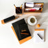 Rhodia Staplebound Notepads, Lined with 3 Hole Punch, 80 Sheets, 8 1/4 x 11 3/4 in., Black
