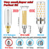 E12 Dimmable 100 Bulbs C7,2700K White,1000 T6 E12 12W Bulbs Lamp,Non-Flicker,2 Pack Ziomitus Watt LED Candelabra